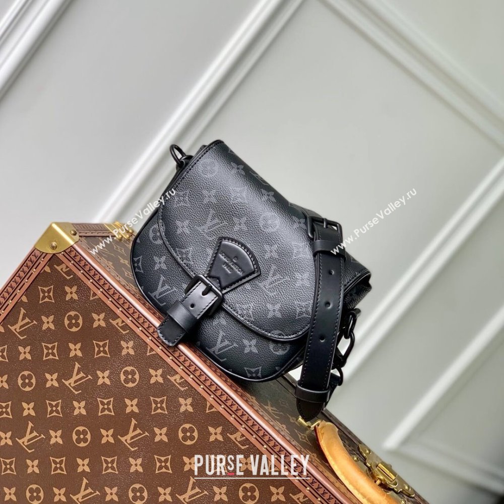 Louis Vuitton Montsouris Messenger PM​ Bag in Monogram Canvas M47060 Black 2024 (K-24061220)