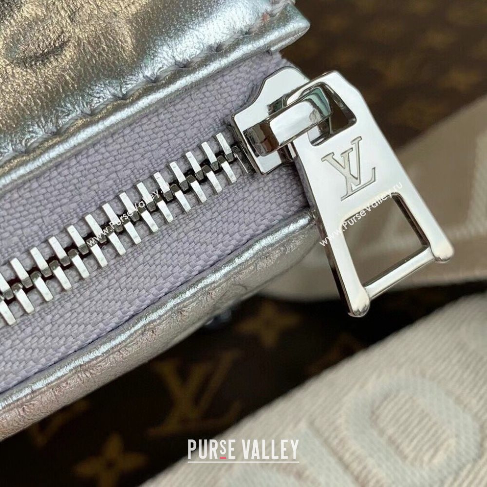 Louis Vuitton Coussin PM Bag in Monogram Leather M57913 Silver 2021 (KI-21031741)