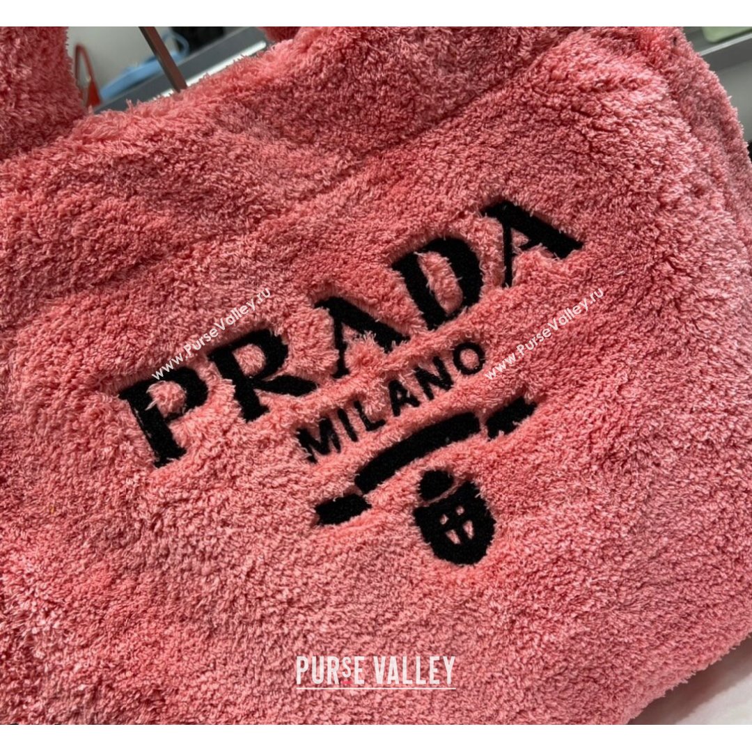 Prada Terry Tote bag 1BG130 Pink 2021 (YZ-21090849)