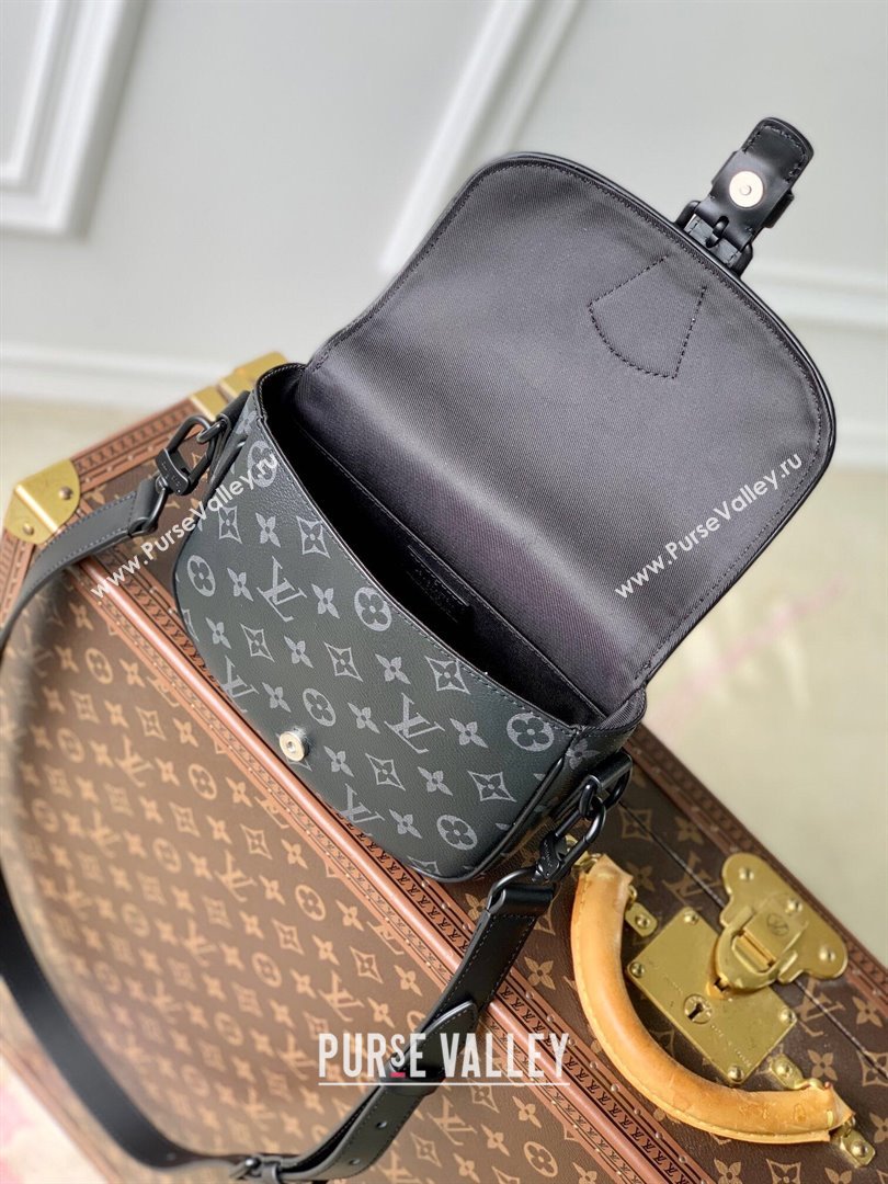 Louis Vuitton Montsouris Messenger PM​ Bag in Monogram Canvas M47060 Black 2024 (K-24061220)