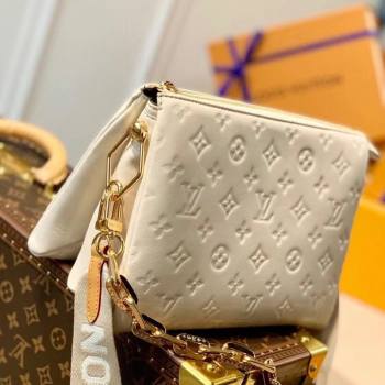 Louis Vuitton Coussin PM Bag in Monogram Leather M57793 Cream White 2021 (KI-21031742)