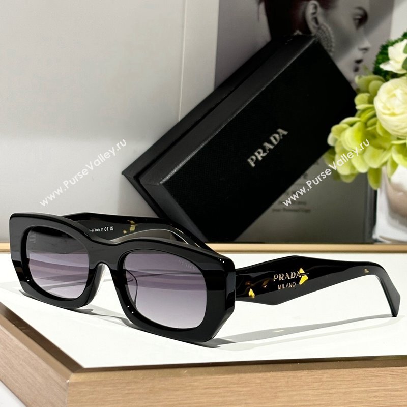 Prada Sunglasses PRB05S Black/Purple 2024 (A-241025102)