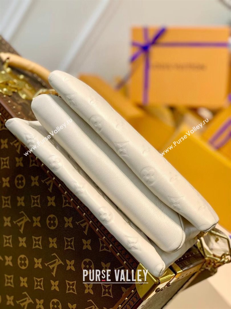 Louis Vuitton Coussin PM Bag in Monogram Leather M57793 Cream White 2021 (KI-21031742)