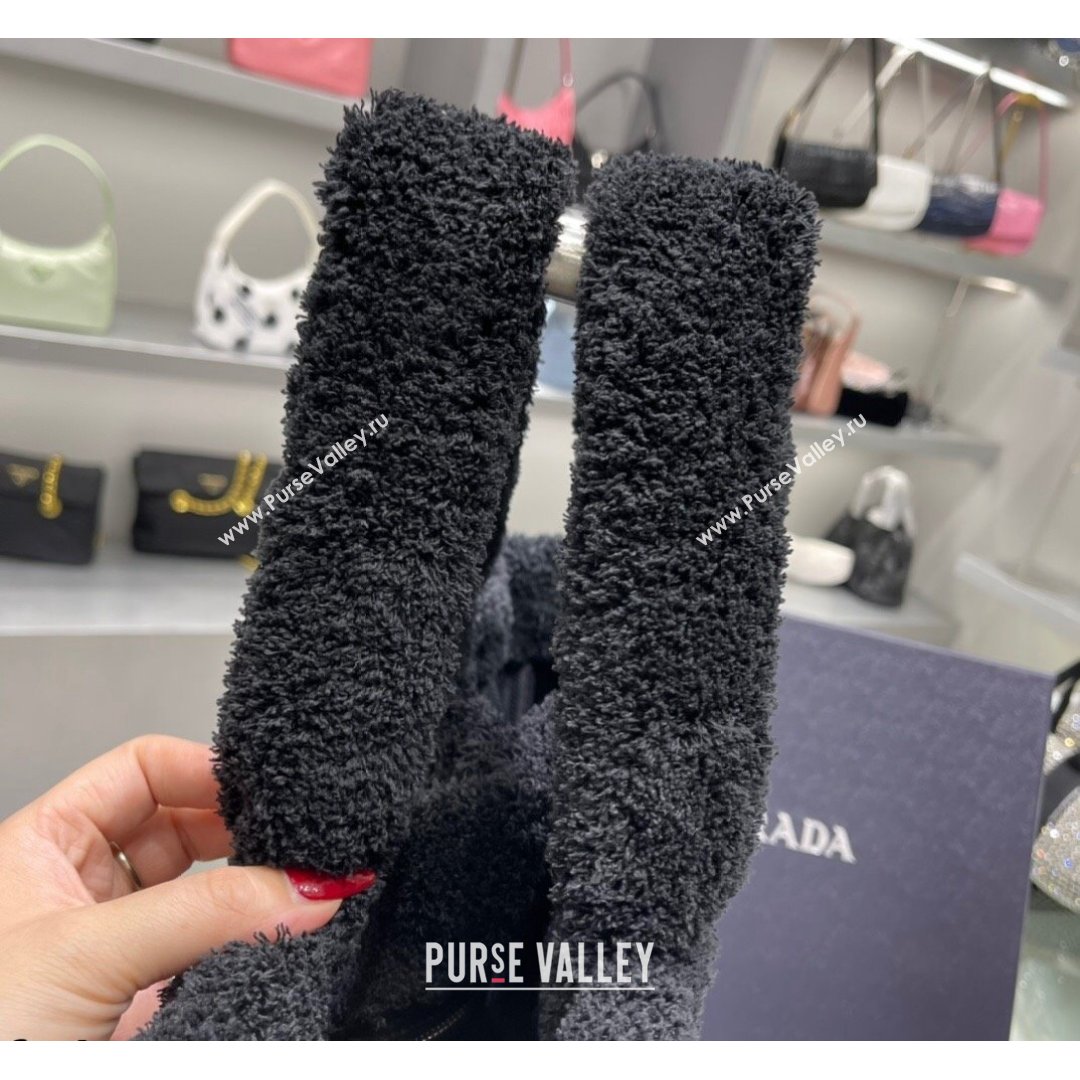 Prada Terry Tote bag 1BG130 Black 2021 (YZ-21090847)