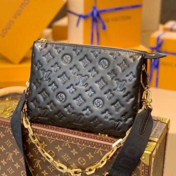 Louis Vuitton Coussin PM Bag in Monogram Leather M57790 Black 2021 (KI-21031743)