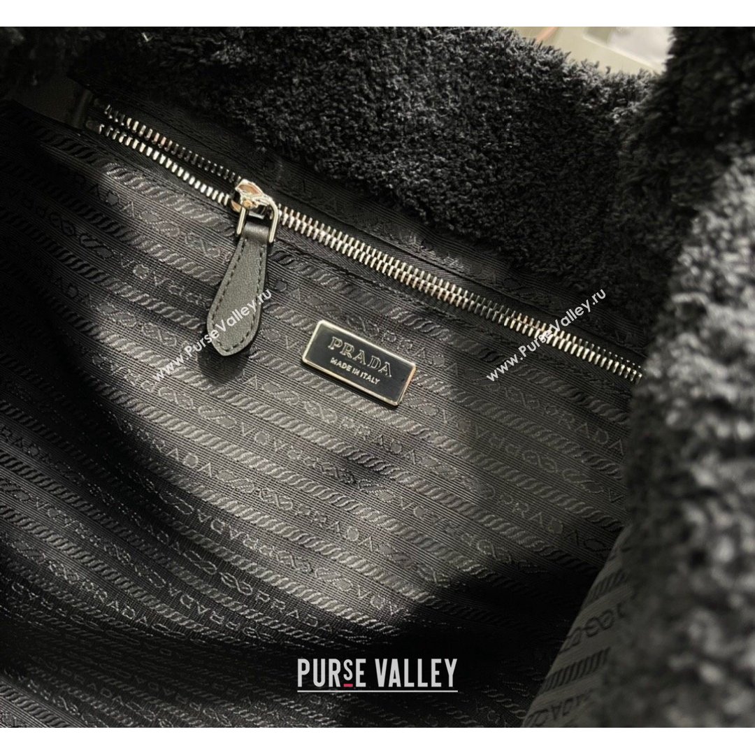 Prada Terry Tote bag 1BG130 Black 2021 (YZ-21090847)