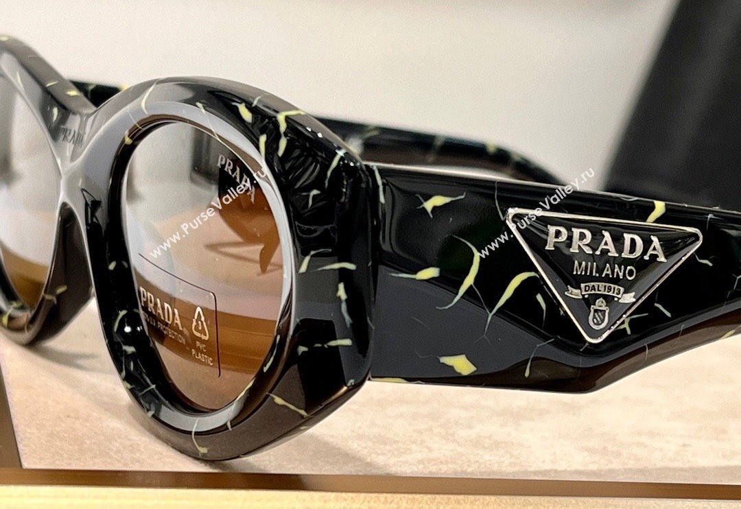 Prada Sunglasses SPR20Z Black2 2024 (A-241025107)