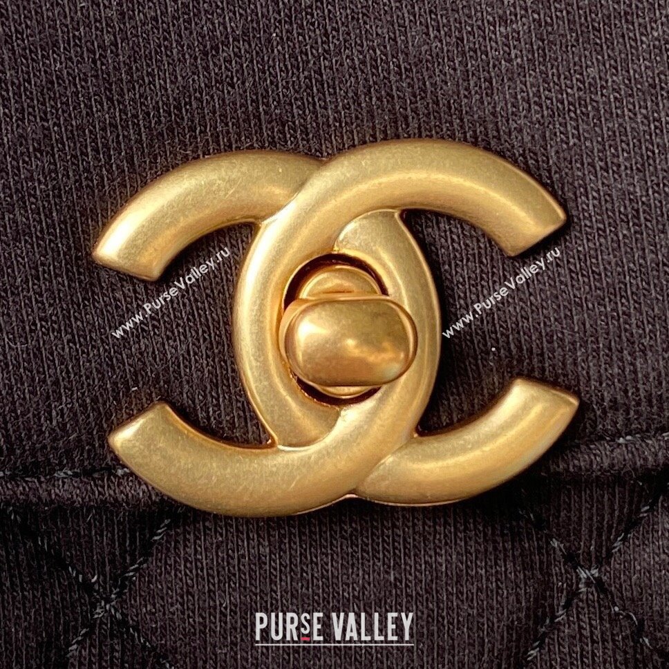 Chanel Fabric Mini Shopping Bag AS4416 Black 2023 (SS-23101205)