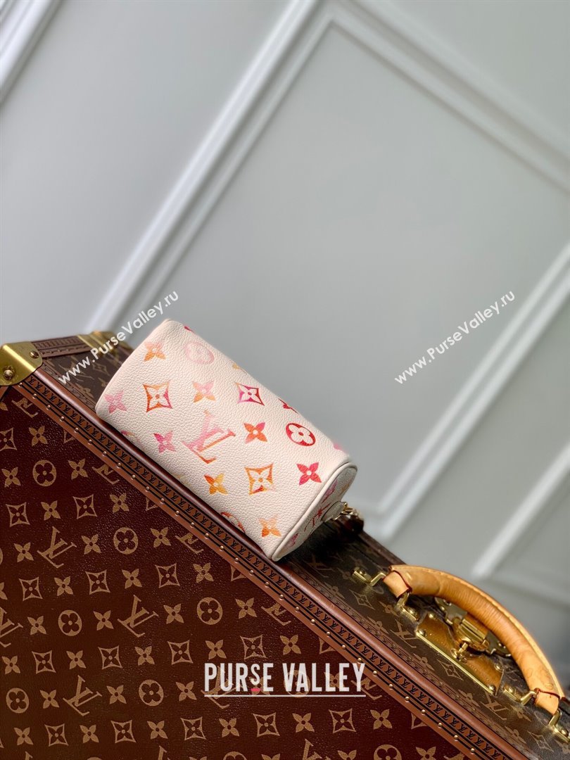 Louis Vuitton Nano Speedy Bag in Monogram Empreinte Leather M83452 Sunrise Aquarelle 2024 (K-24061224)