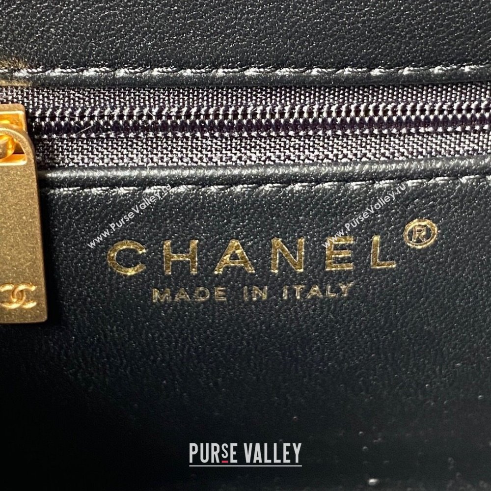 Chanel Fabric Mini Shopping Bag AS4416 Black 2023 (SS-23101205)