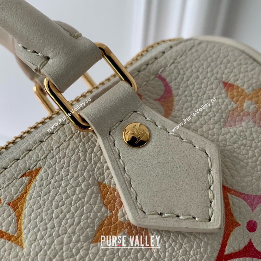 Louis Vuitton Nano Speedy Bag in Monogram Empreinte Leather M83452 Sunrise Aquarelle 2024 (K-24061224)