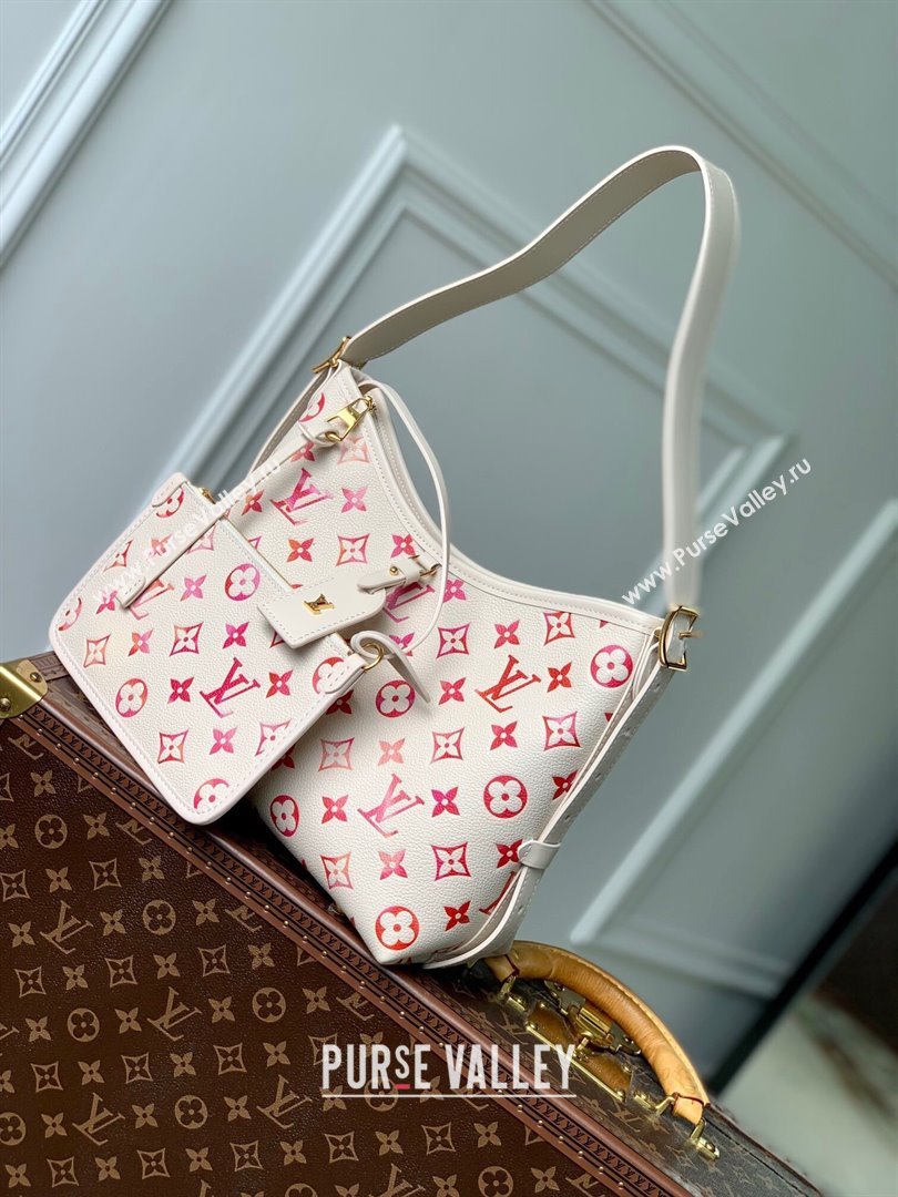 Louis Vuitton CarryAll PM Hobo Bag in Monogram Empreinte Leather M24652 Sunrise Aquarelle 2024 (K-24061225)