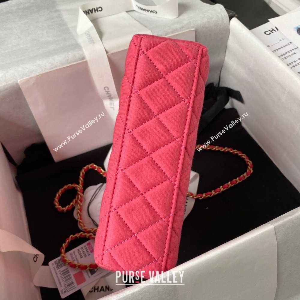 Chanel Fabric Mini Shopping Bag AS4416 Pink 2023 (SS-23101207)