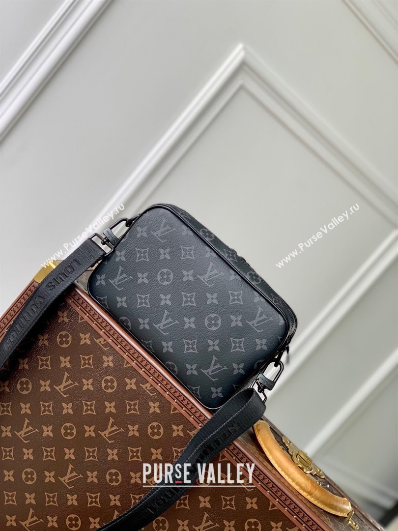 Louis VuittonAlpha Messenger Bag in Monogram Canvas and Leather M46955 Black 2024 (K-24061226)