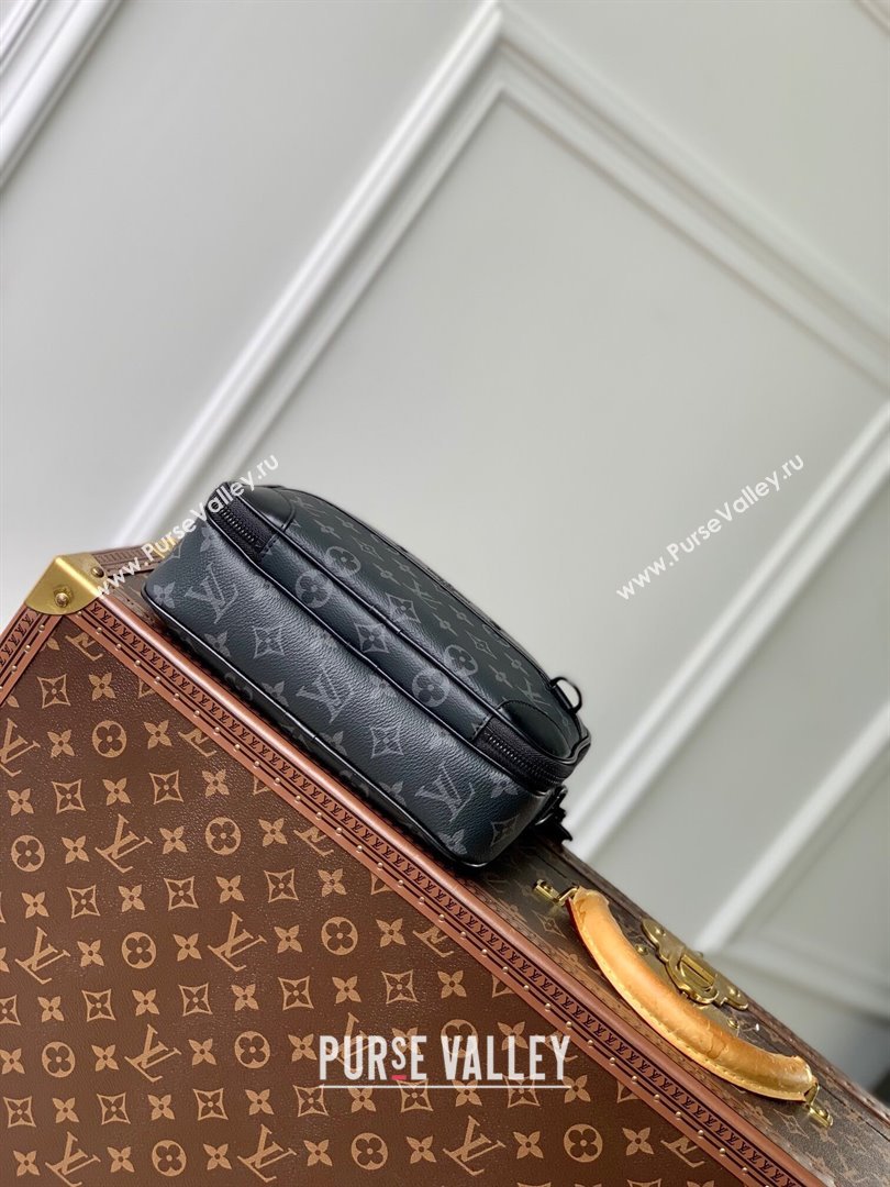 Louis VuittonAlpha Messenger Bag in Monogram Canvas and Leather M46955 Black 2024 (K-24061226)