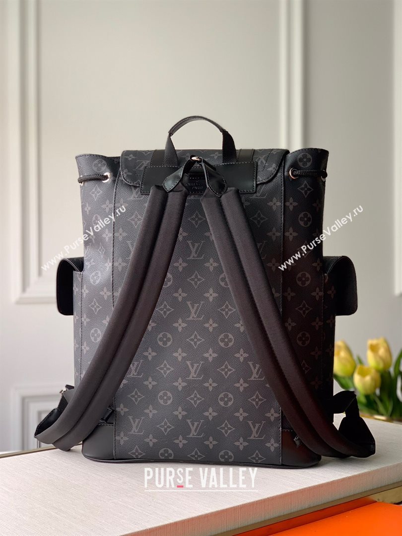 Louis Vuitton Mens Christopher PM Backpack in Black Monogram Canvas M41379 2021 (KI-21031750)