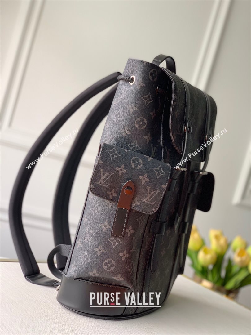 Louis Vuitton Mens Christopher PM Backpack in Black Monogram Canvas M41379 2021 (KI-21031750)