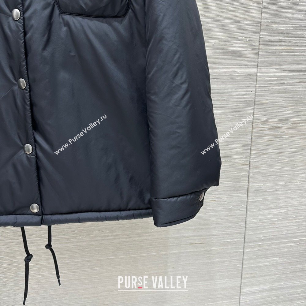 Prada Padded Coat P92301 Black 2024 (Q-24092301)