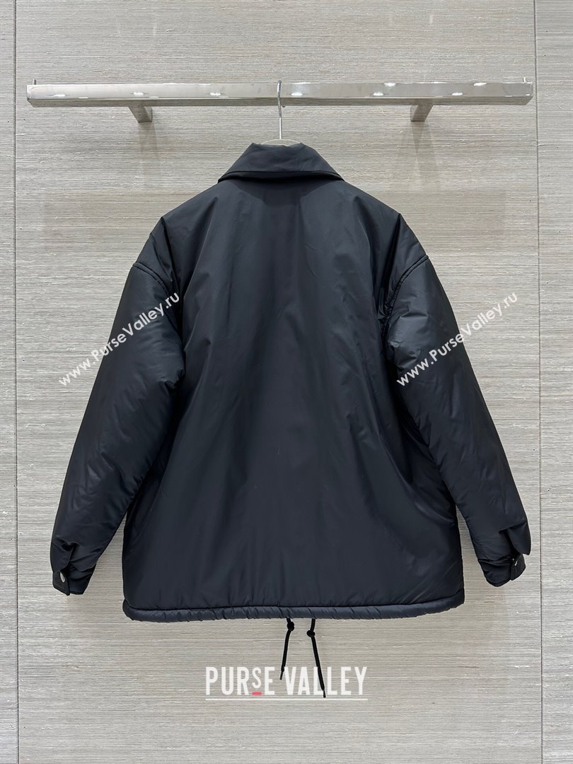 Prada Padded Coat P92301 Black 2024 (Q-24092301)