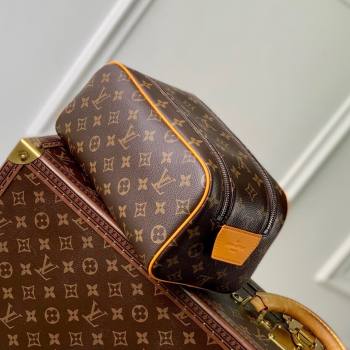 Louis Vuitton Dopp Kit Toilet Pouch in Monogram Canvas M12643 Yellow 2024 (K-24110819)