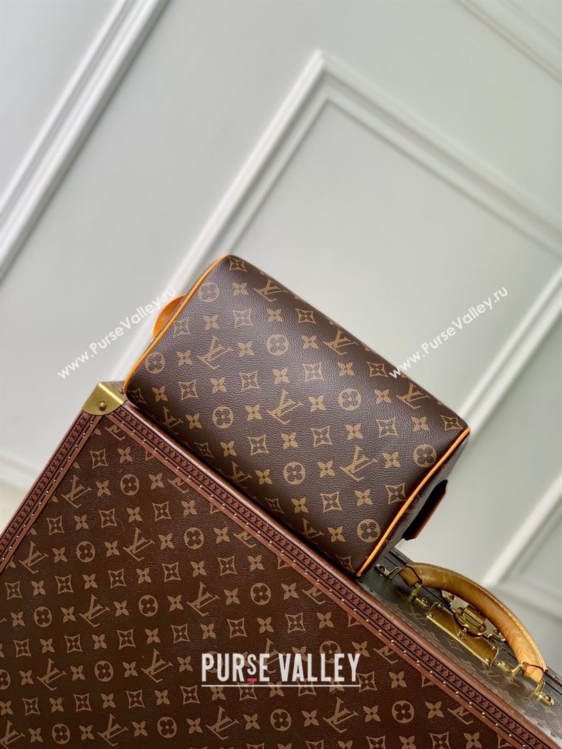 Louis Vuitton Dopp Kit Toilet Pouch in Monogram Canvas M12643 Yellow 2024 (K-24110819)