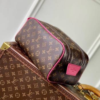 Louis Vuitton Dopp Kit Toilet Pouch in Monogram Canvas M12641 Pink 2024 (K-24110820)