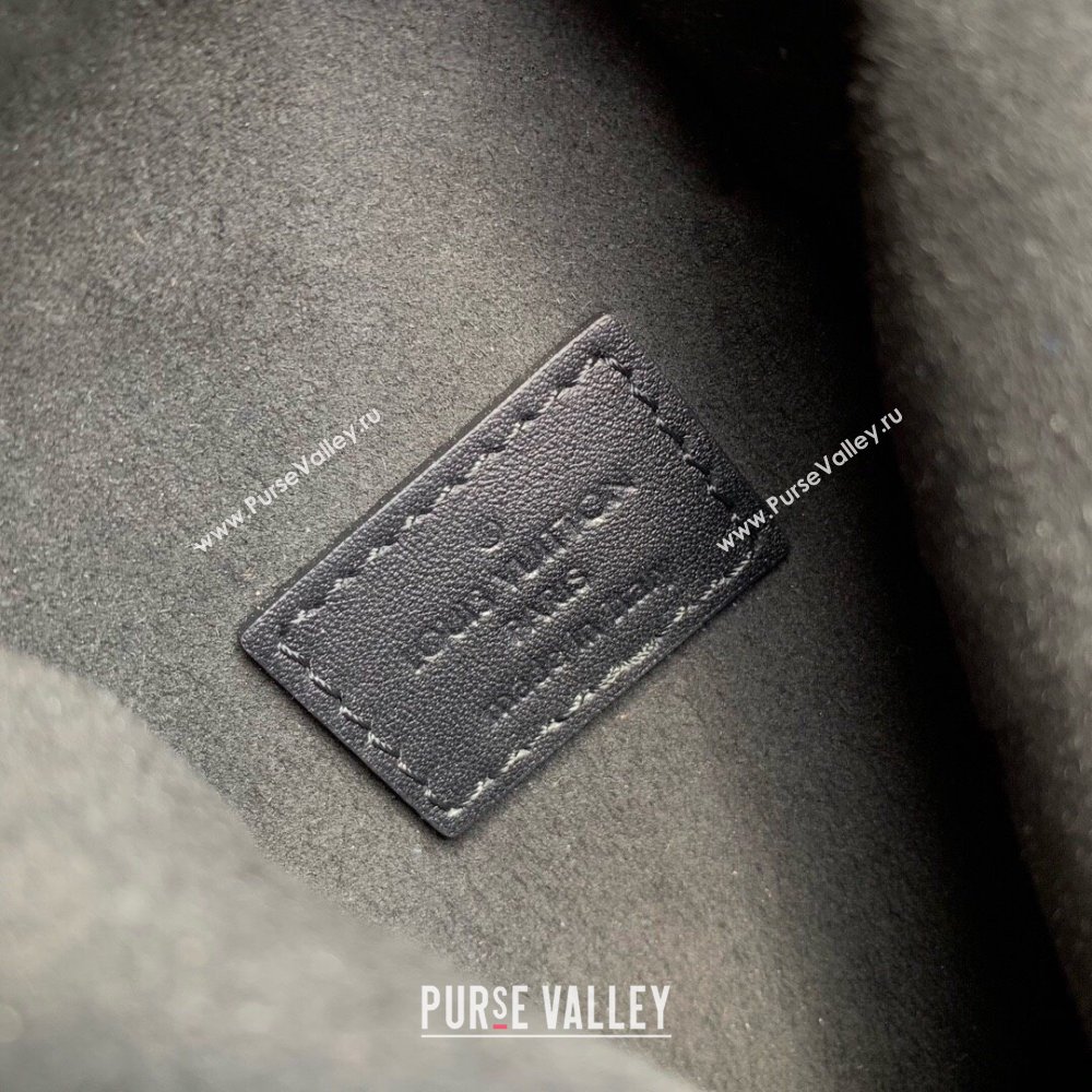 Louis Vuitton Side Trunk MM Bag in All Black Cowhide Leather M24309 2024 (K-24110822)