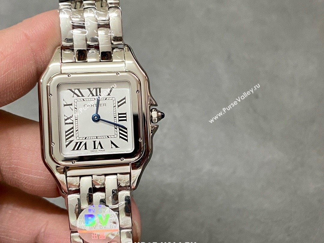 Cartier PANTHÈRE DE CARTIER Watch Medium Model 27x37MM Silver 2024 Top (ZB-2411506)