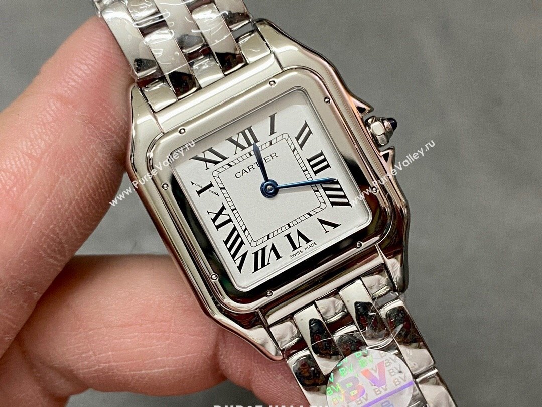 Cartier PANTHÈRE DE CARTIER Watch Medium Model 27x37MM Silver 2024 Top (ZB-2411506)