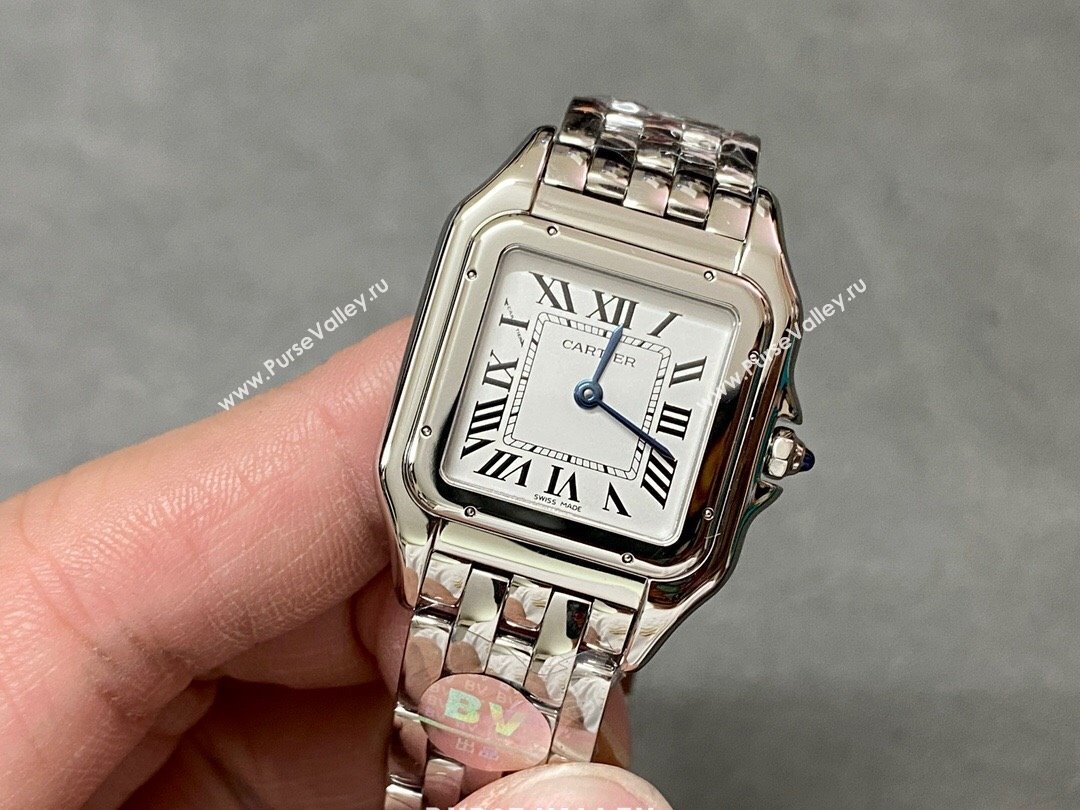 Cartier PANTHÈRE DE CARTIER Watch Medium Model 27x37MM Silver 2024 Top (ZB-2411506)