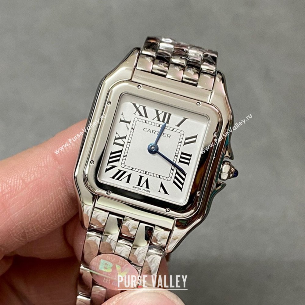 Cartier PANTHÈRE DE CARTIER Watch Medium Model 27x37MM Silver 2024 Top (ZB-2411506)