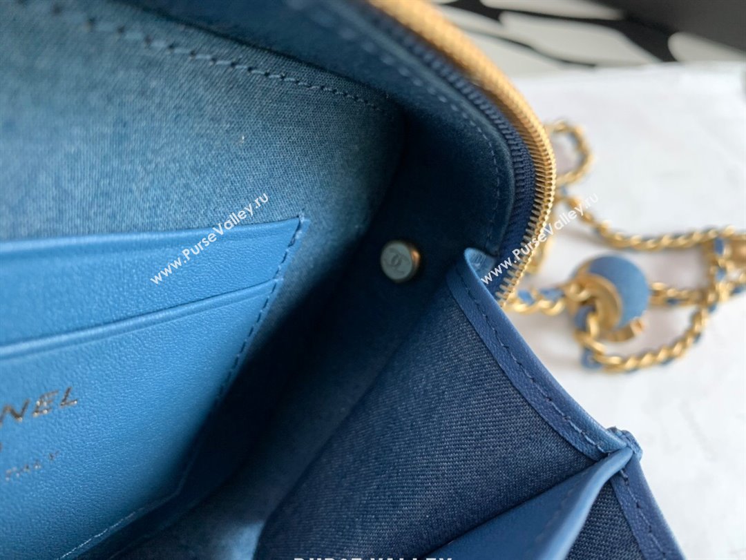 Chanel Denim Mini Camera Bag with Ball Blue 2022 18 (JY-22010418)