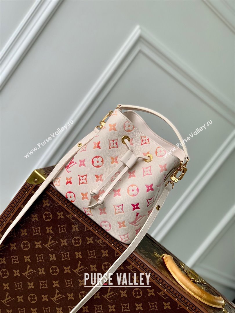 Louis Vuitton Neonoe BB Bucket Bag in Monogram Empreinte Leather M24649 Sunrise Aquarelle 2024 (K-24061704)