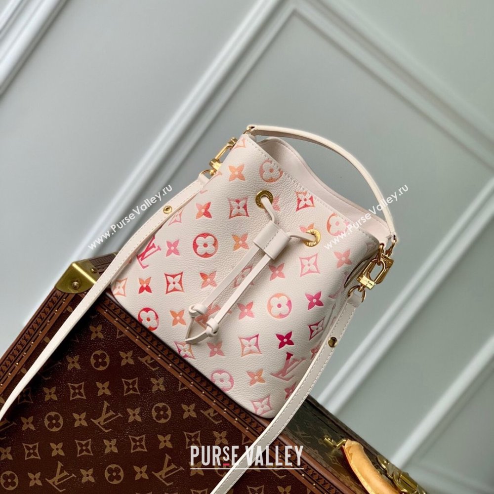 Louis Vuitton Neonoe BB Bucket Bag in Monogram Empreinte Leather M24649 Sunrise Aquarelle 2024 (K-24061704)