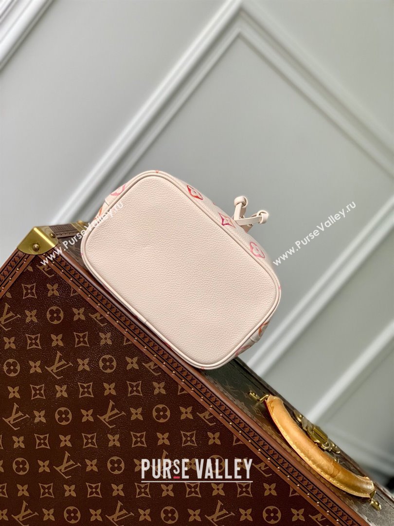 Louis Vuitton Neonoe BB Bucket Bag in Monogram Empreinte Leather M24649 Sunrise Aquarelle 2024 (K-24061704)