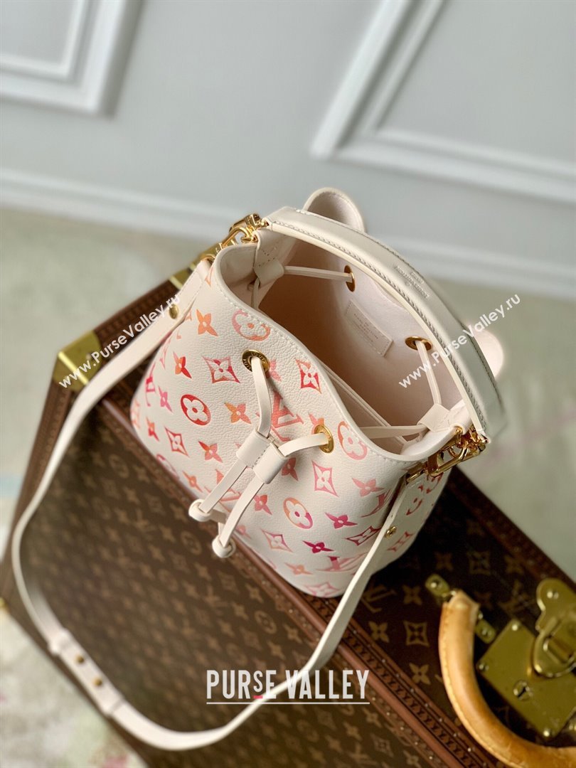 Louis Vuitton Neonoe BB Bucket Bag in Monogram Empreinte Leather M24649 Sunrise Aquarelle 2024 (K-24061704)