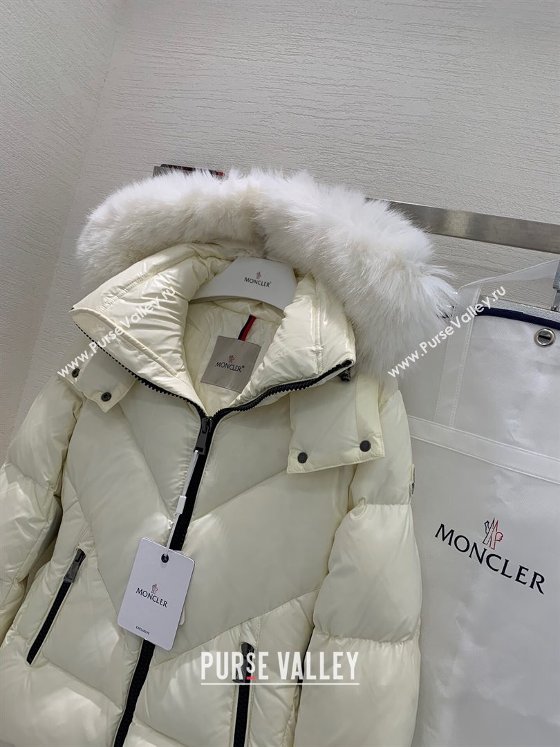 Moncler Down Jacket M102120 White 2023 (Q-23102120)