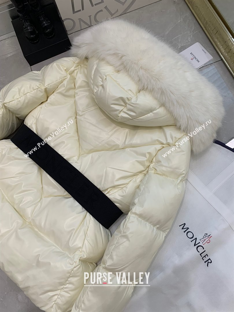 Moncler Down Jacket M102120 White 2023 (Q-23102120)