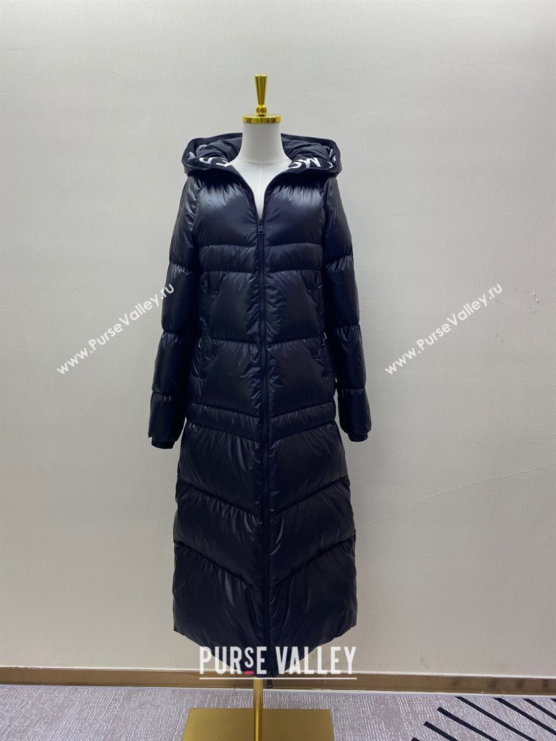 Moncler Long Down Jacket M02123 Black 2023 (Q-23102123)