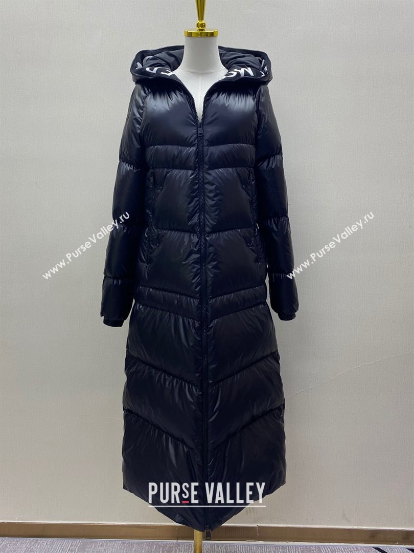 Moncler Long Down Jacket M02123 Black 2023 (Q-23102123)