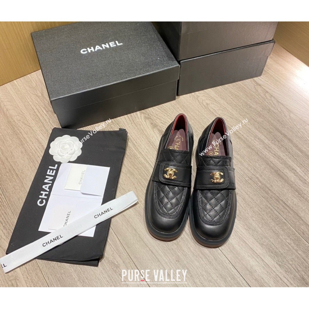 Chanel Lambskin Loafers G38147 White 2021 (KL-21081657)