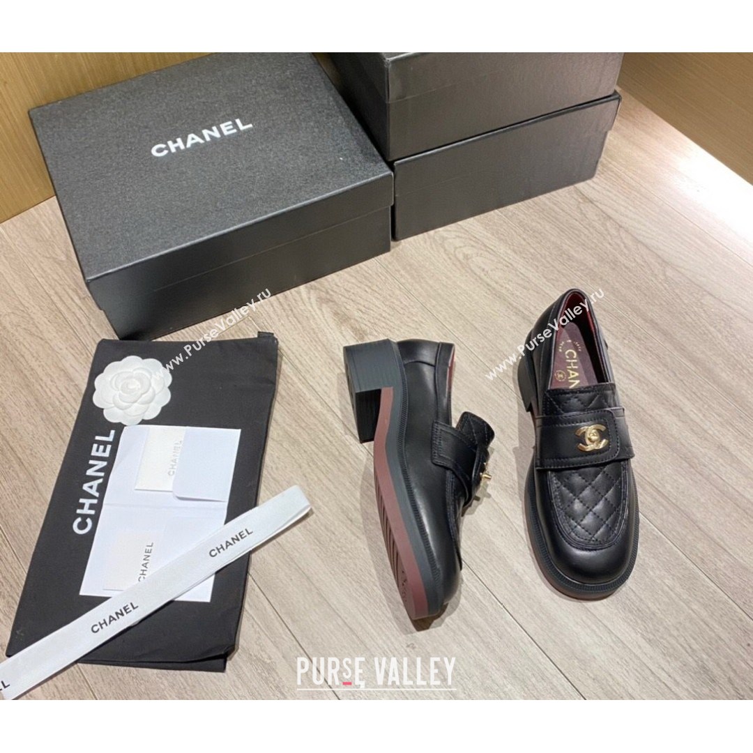 Chanel Lambskin Loafers G38147 White 2021 (KL-21081657)
