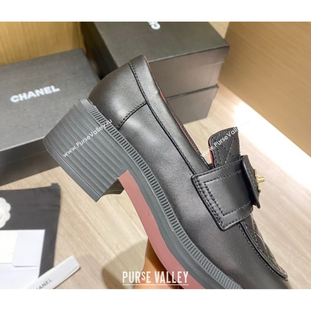 Chanel Lambskin Loafers G38147 White 2021 (KL-21081657)