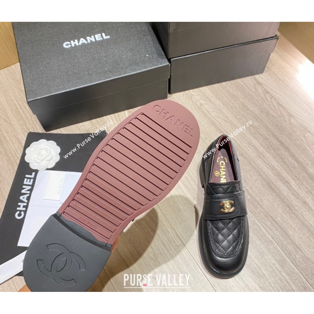 Chanel Lambskin Loafers G38147 White 2021 (KL-21081657)