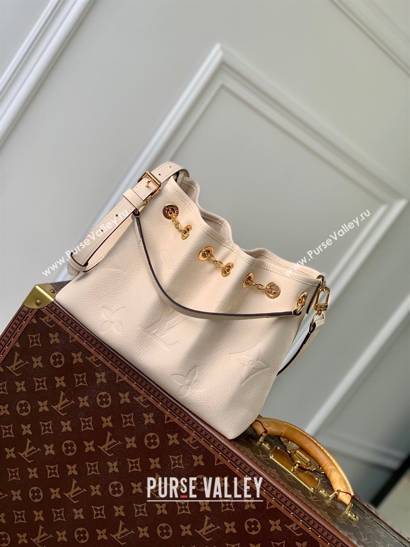 Louis Vuitton Summer Bundle Bucket Bag in Monogram Leather M25453 Beige 2024 (K-2461712)