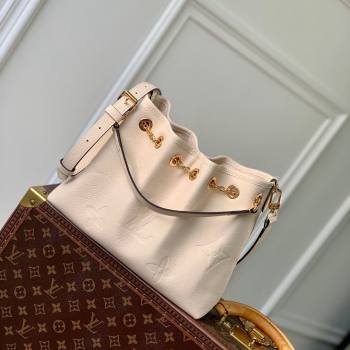 Louis Vuitton Summer Bundle Bucket Bag in Monogram Leather M25453 Beige 2024 (K-2461712)