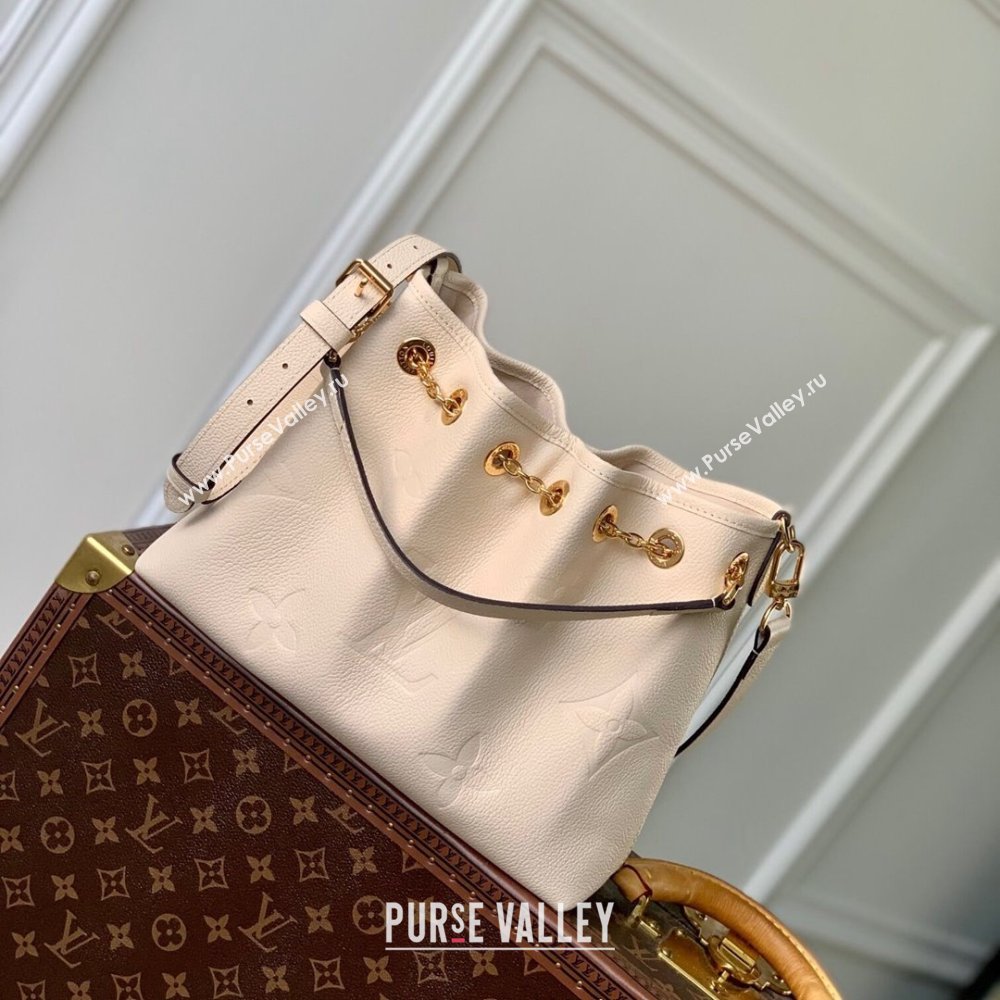 Louis Vuitton Summer Bundle Bucket Bag in Monogram Leather M25453 Beige 2024 (K-2461712)