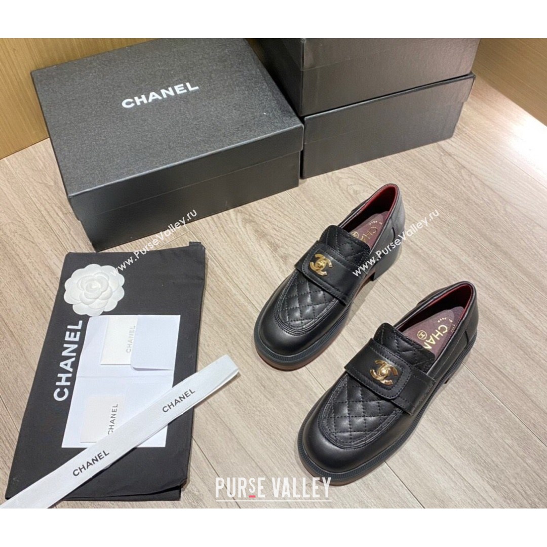 Chanel Lambskin Loafers G38147 White 2021 (KL-21081657)