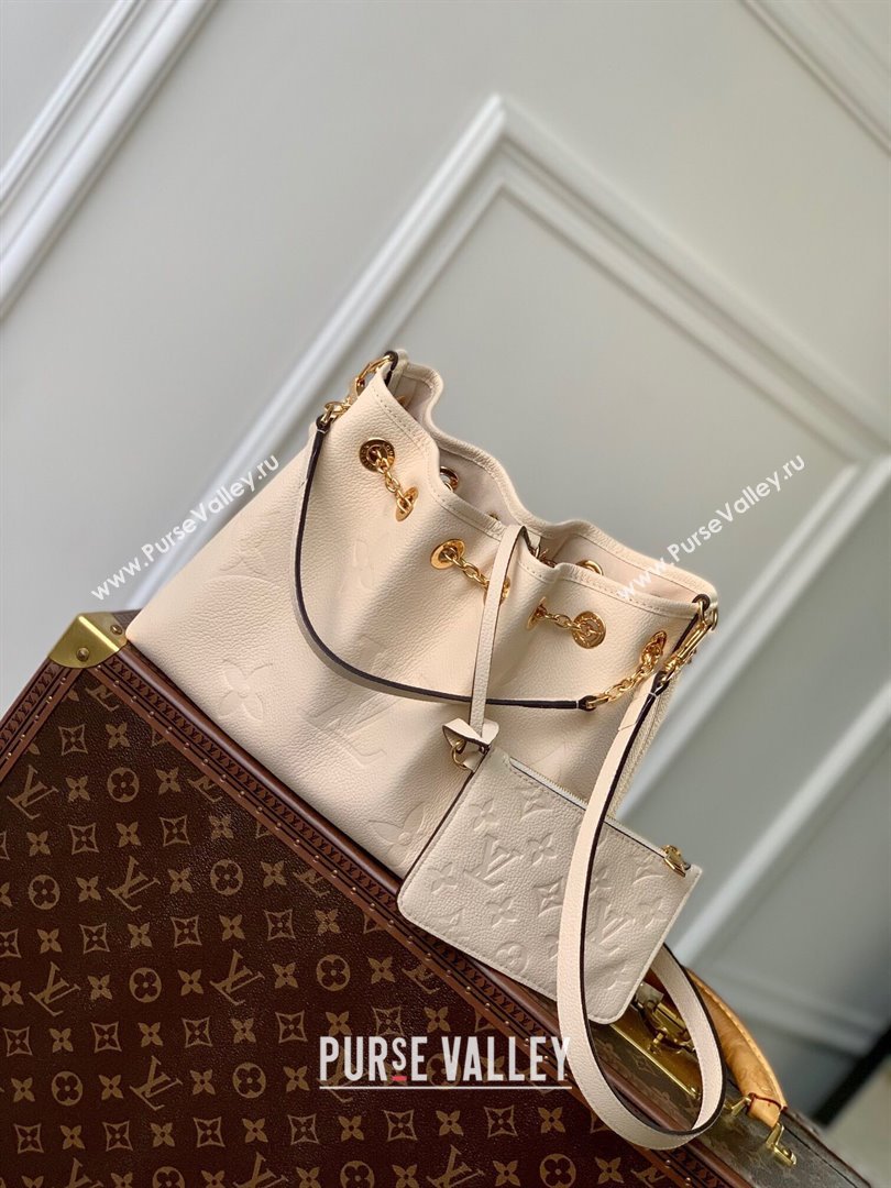 Louis Vuitton Summer Bundle Bucket Bag in Monogram Leather M25453 Beige 2024 (K-2461712)