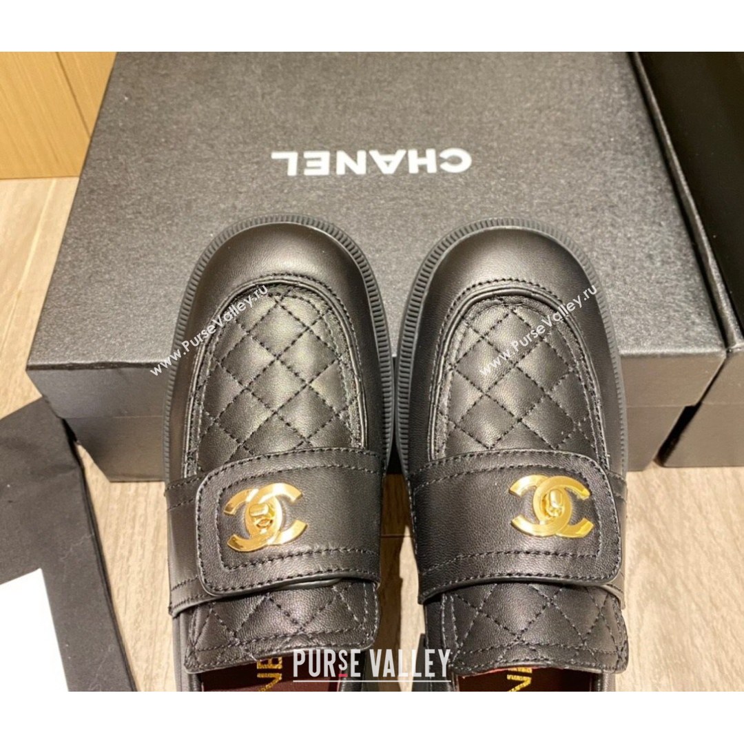 Chanel Lambskin Loafers G38147 White 2021 (KL-21081657)